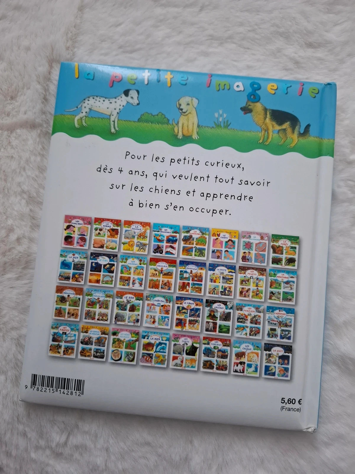 📚 libro pagina plastificado la pequeña imaginería Los perros Fleurus – photo 3